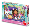 Koci Domek Gabi, Gabby's Dollhouse, Puzzle XXL Orkiestra przyjaciół, 100 elementy, 33x47 cm, wiek dziecka 5+