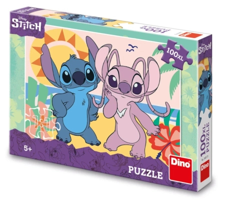 Puzzle maxi XL Stitch na plaży, 100 el.