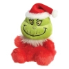 Grinch, Maskotka pluszowa zielony Grinch w stroju Świętego Mikołaja, 13 cm