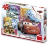 Auta Cars, puzzle 3w1, Kumple, 3 x 55 el.