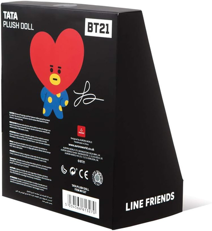 BT21 Line Friends BT21 Pluszowa maskotka TATA, 18 cm