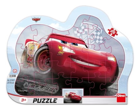 Auta Cars, Puzzle ramkowe Zygzak, 25 el.