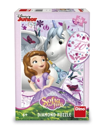 Księżniczki Disneya, Puzzle z diamencikami dla dziewczynek, Jej Wysokość Zosia, 200 el.