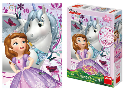 Księżniczki Disneya, Puzzle z diamencikami dla dziewczynek, Jej Wysokość Zosia, 200 el.