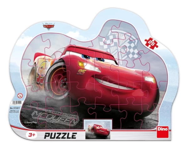 Auta Cars, Puzzle ramkowe Zygzak, 25 el.