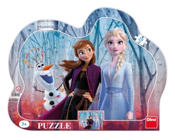 Kraina Lodu Frozen II, Puzzle ramkowe, Przyjaciele, 25 el.