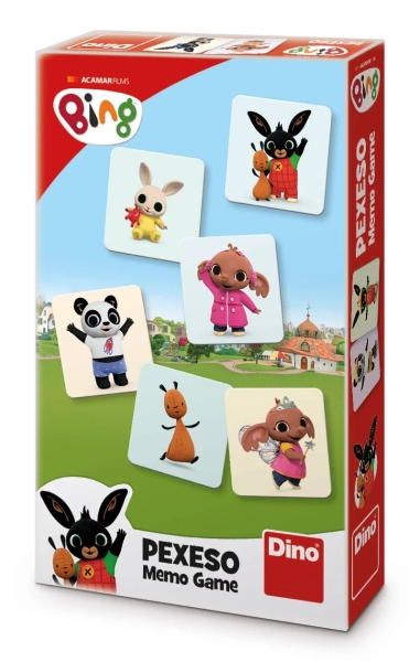 Królik Bing, Gra pamięciowa Memory z królikiem Bingiem, 48 kart, dla dzieci w wieku 4+